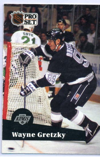 Wayne Gretzky 1991/92 Pro Set #101 NHL Hockey Card Near Mint Condition