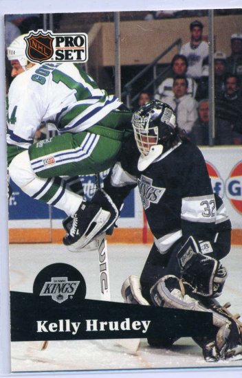 Kelly Hrudey 1991/92 Pro Set #102 NHL Hockey Card Near Mint Condition