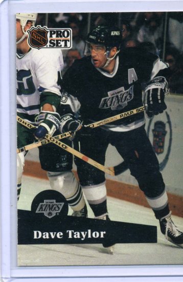 Dave Taylor 1991/92 Pro Set #103 NHL Hockey Card Near Mint Condition