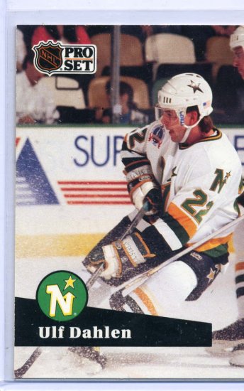Ulf Dahlen 1991/92 Pro Set #106 NHL Hockey Card Near Mint Condition