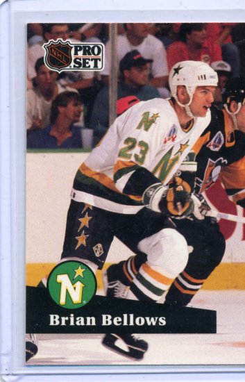 Brian Bellows 1991/92 Pro Set #109 NHL Hockey Card Near Mint Condition