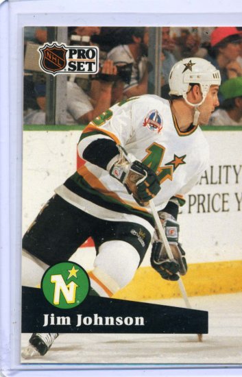 Jim Johnson 1991/92 Pro Set #116 NHL Hockey Card Near Mint Condition