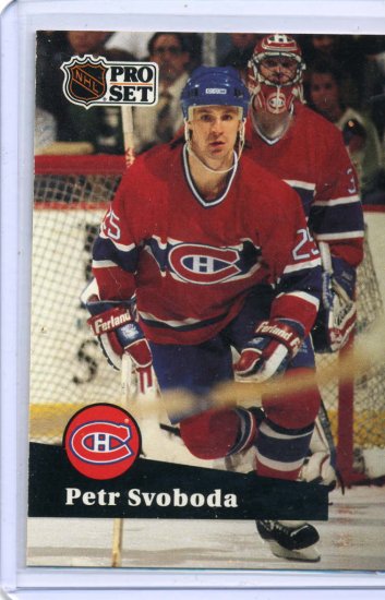 Petr Svoboda 1991/92 Pro Set #123 NHL Hockey Card Near Mint Condition