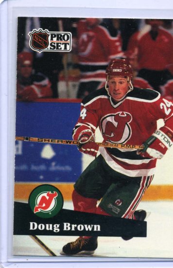Doug Brown 1991/92 Pro Set #138 NHL Hockey Card Near Mint Condition