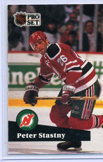 Peter Stastny 1991/92 Pro Set #143 NHL Hockey Card Near Mint Condition