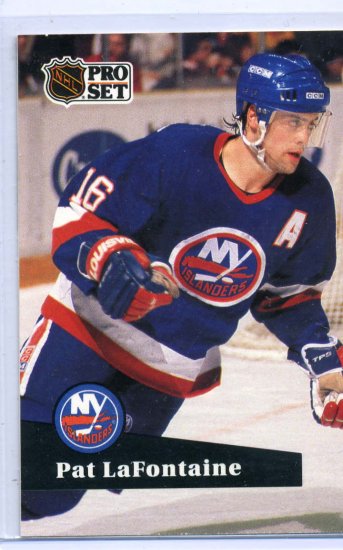 Pat LaFontaine 1991/92 Pro Set #149 NHL Hockey Card Near Mint Condition