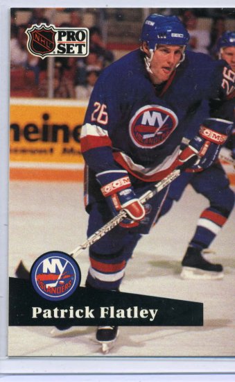 Patrick Flatley 1991/92 Pro Set #152 NHL Hockey Card Near Mint Condition