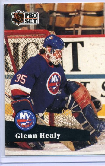 Glenn Healy 1991/92 Pro Set #153 NHL Hockey Card Near Mint Condition