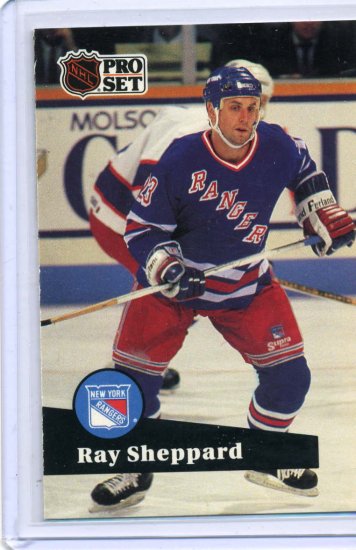 Ray Sheppard 1991/92 Pro Set #162 NHL Hockey Card Near Mint Condition