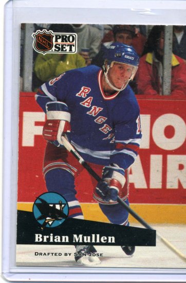 Brian Mullen 1991/92 Pro Set #165 NHL Hockey Card Near Mint Condition