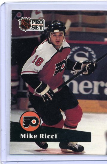 Mike Ricci 1991/92 Pro Set #170 NHL Hockey Card Near Mint Condition