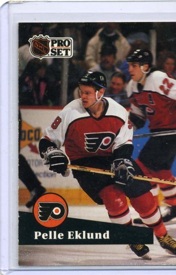 Pelle Eklund 1991/92 Pro Set #179 NHL Hockey Card Near Mint Condition