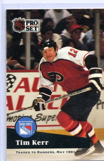 Tim Kerr 1991/92 Pro Set #180 NHL Hockey Card Near Mint Condition
