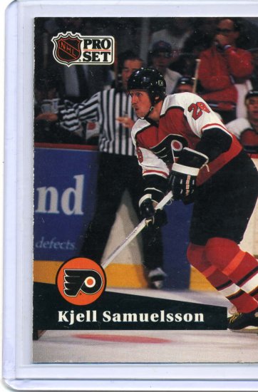 Kjell Samuelsson 1991/92 Pro Set #181 NHL Hockey Card Near Mint Condition
