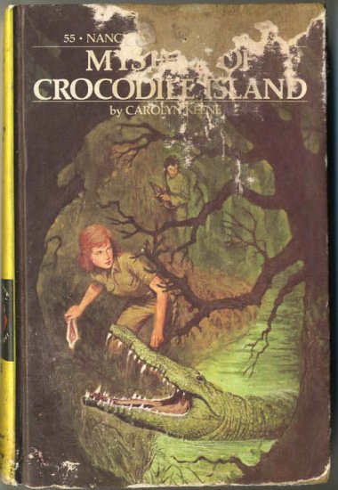 Nancy Drew #55 The Mystery of Crocodile Island by Carolyn Keene Hard Cover