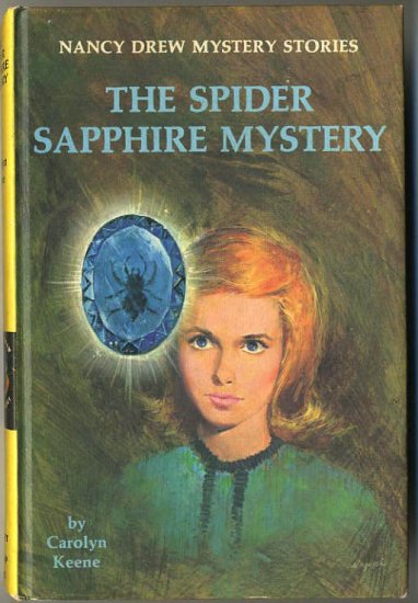 Nancy Drew #45 The Spider Sapphire Mystery by Carolyn Keene Hard Cover