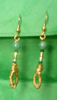 Gold-Wrapped Emeralds