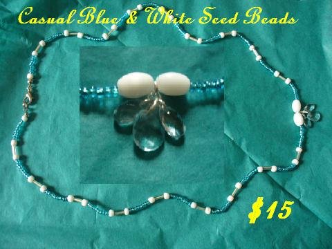 Blue Drops and Seeds