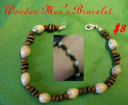 Wooden Men's Bracelet