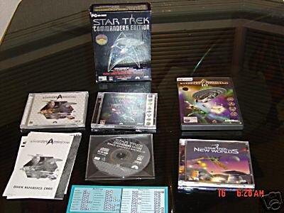 STAR TREK STARFLEET COMMAND 3 + 1+ 2 + NEWORLDS+MORE