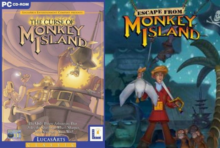 THE CURSE OF MONKEY ISLAND + ESCAPE FROM MONKEY ISLAND