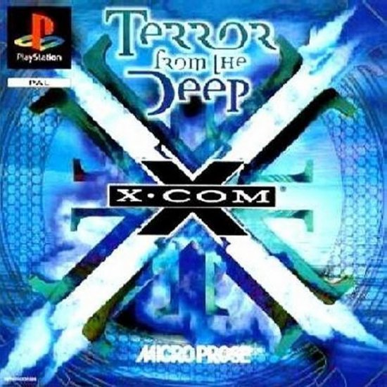 X COM TERROR FROM THE DEEP RARE PLAYSATION VERSION