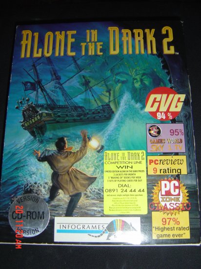 ALONE IN THE DARK 2 RARE BIG BOX RELEASE