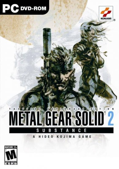 METAL GEAR SOLID 2 SUBSTANCE RARE PC VERSION
