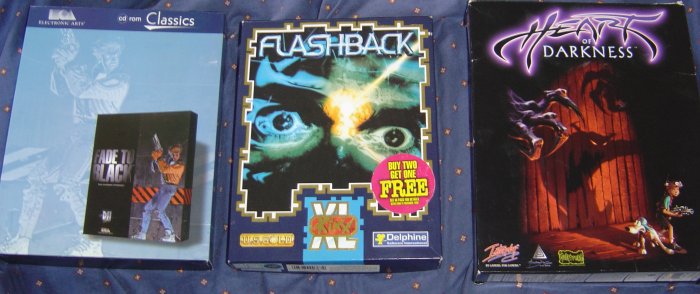 FLASHBACK + ANOTHER WORLD + FADE TO BLACK + HEART OF DARKNESS