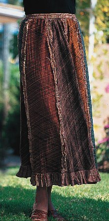 Sacred Threads Rayon Skirt Mult-Colored