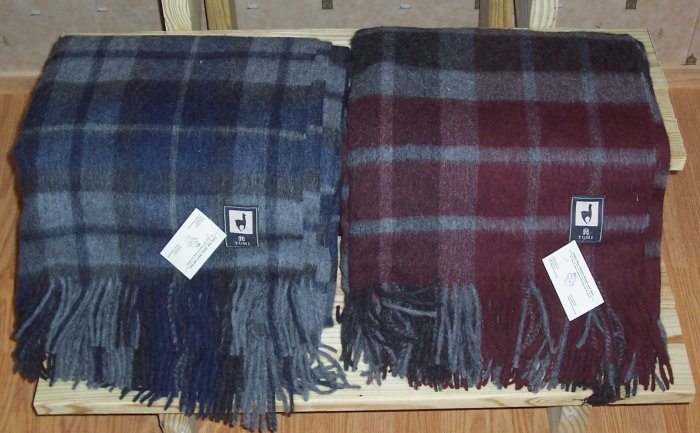 Alpaca Checkered blanket