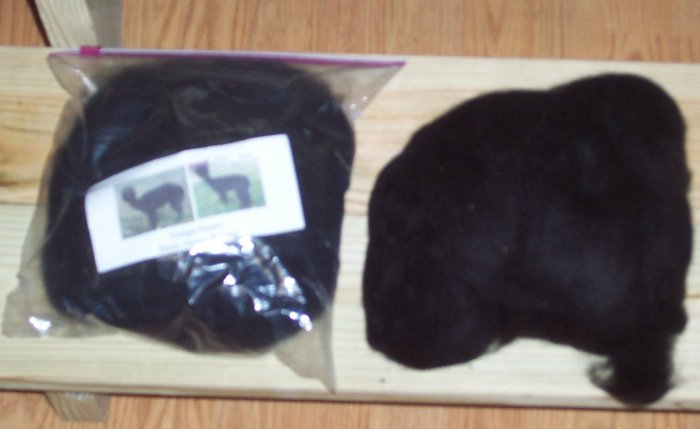 Alpaca Black Rovings
