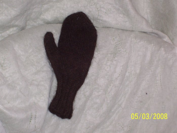 100% Alpaca Hand-knitted Solid Colors Mittens