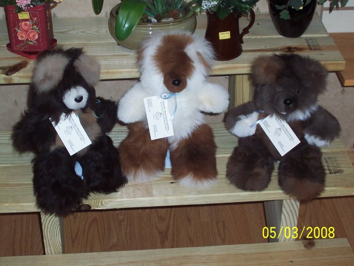 Alpaca Fur Bear 12 inchs