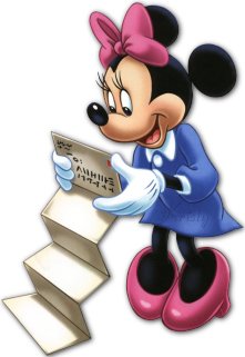 Minnie Mouse Christmas Return Address Labels