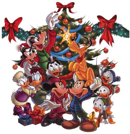 Donald Duck Christmas Return Address Labels