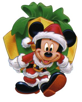 Mickey Mouse Christmas Return Address Laels