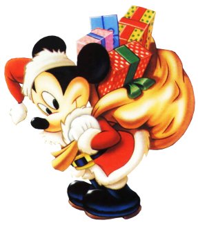 Mickey Mouse Christmas Return Address Labels