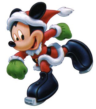 Mickey Mouse Christmas Return Address Labels