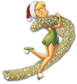 Tinkerbell Christmas Return Address Labels