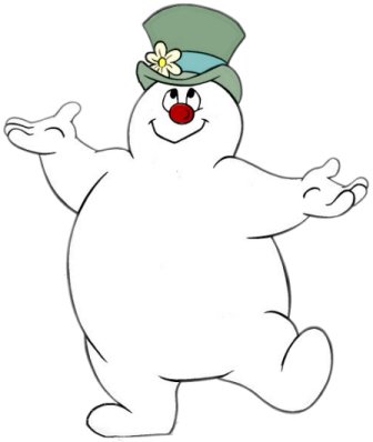 Frosty the Snowman Christmas Return Address Labels