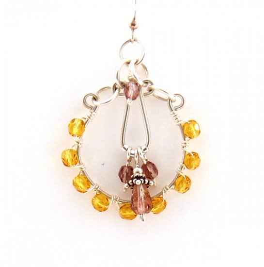 Wire Jewelry Tutorial Project - Downloadable Instructions - Jessica Earrings