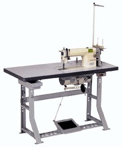 SINGLE NEEDLE INDUSTRIAL SEWING MACHINE with TABLE