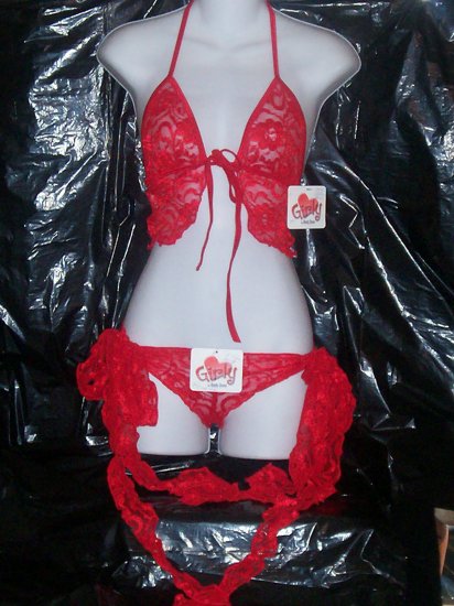 Sexy Red Lingerie