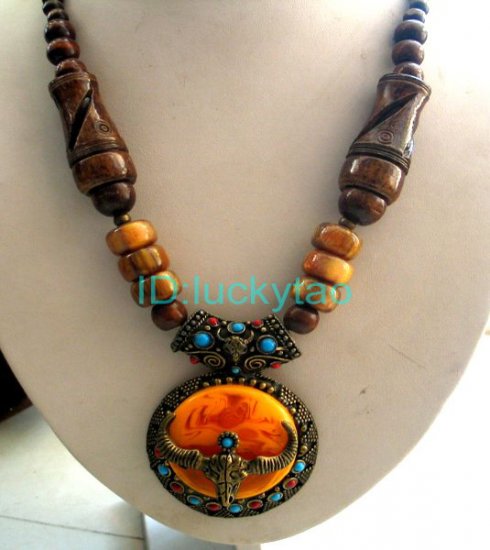 Chinese Tibet Minority Character Necklace