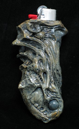 Sculpted Bic Lighter -- Two-Tone