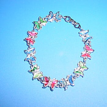 Butterfly Paua Shell Bracelet