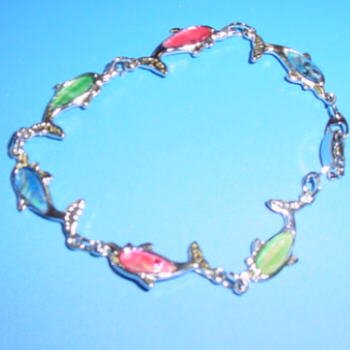 dolphin Paua Shell Bracelet