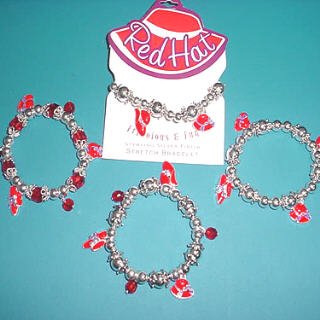 Red Hat Charm Bracelet