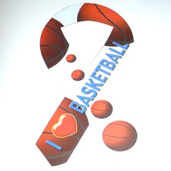 I Love Basketball Car Ribbon Sports Magnet